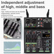 UF4-M Professional Portable mini 4 channel audio mixer