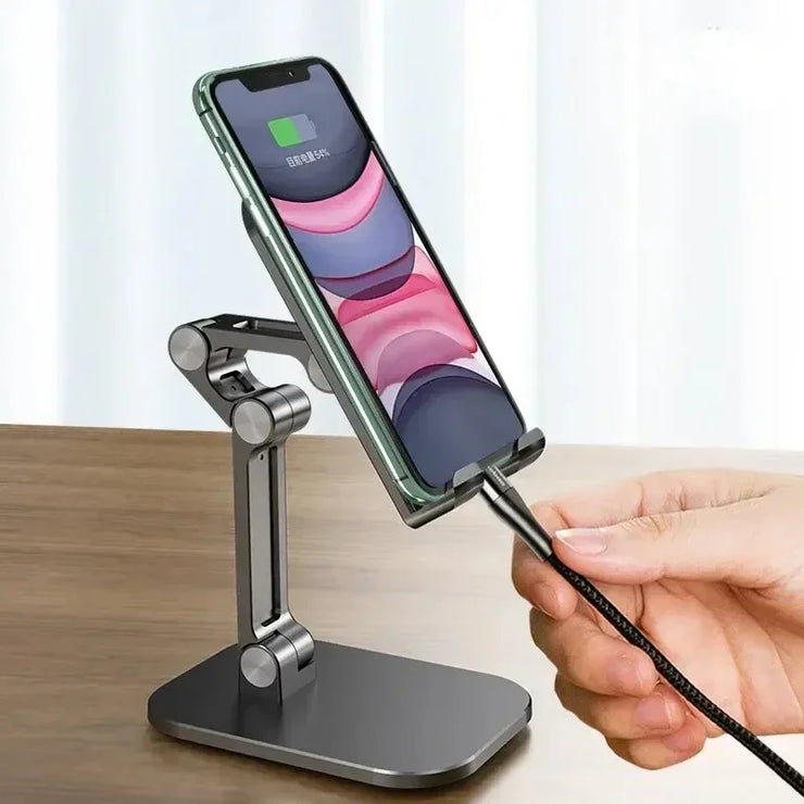 Desk Mobile Phone Holder Stand For IPhone IPad Xiaomi Adjustable Foldable Desktop